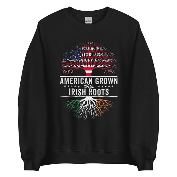 American Grown Irish Roots Flag Sweatshirt