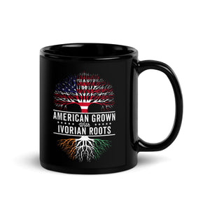 American Grown Ivorian Roots Flag Mug