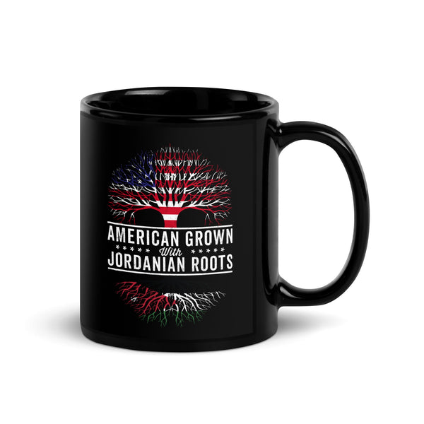 American Grown Jordanian Roots Flag Mug