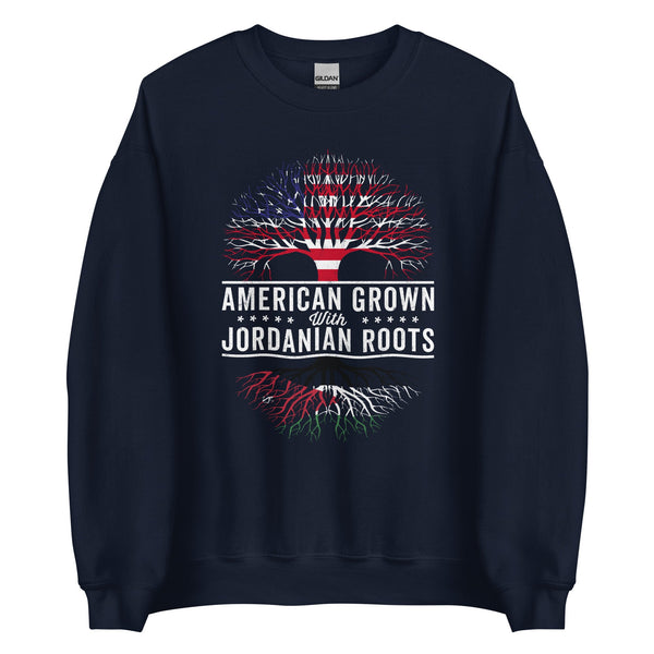 American Grown Jordanian Roots Flag Sweatshirt