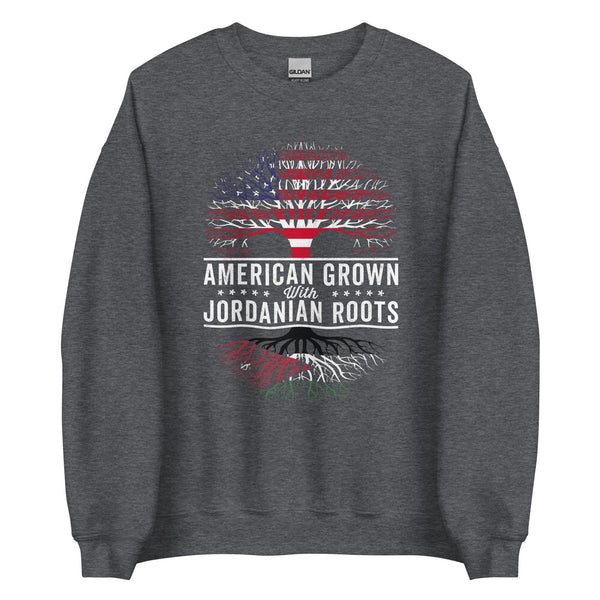 American Grown Jordanian Roots Flag Sweatshirt