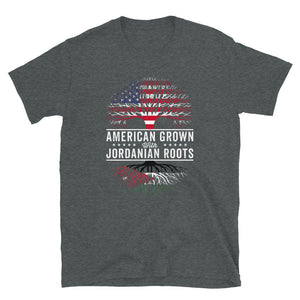 American Grown Jordanian Roots Flag T-Shirt