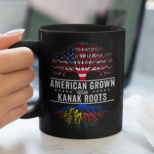 American Grown Kanak Roots Flag Mug