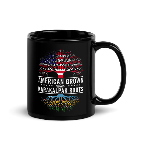 American Grown Karakalpak Roots Flag Mug