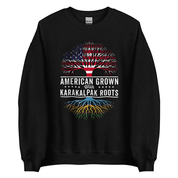 American Grown Karakalpak Roots Flag Sweatshirt