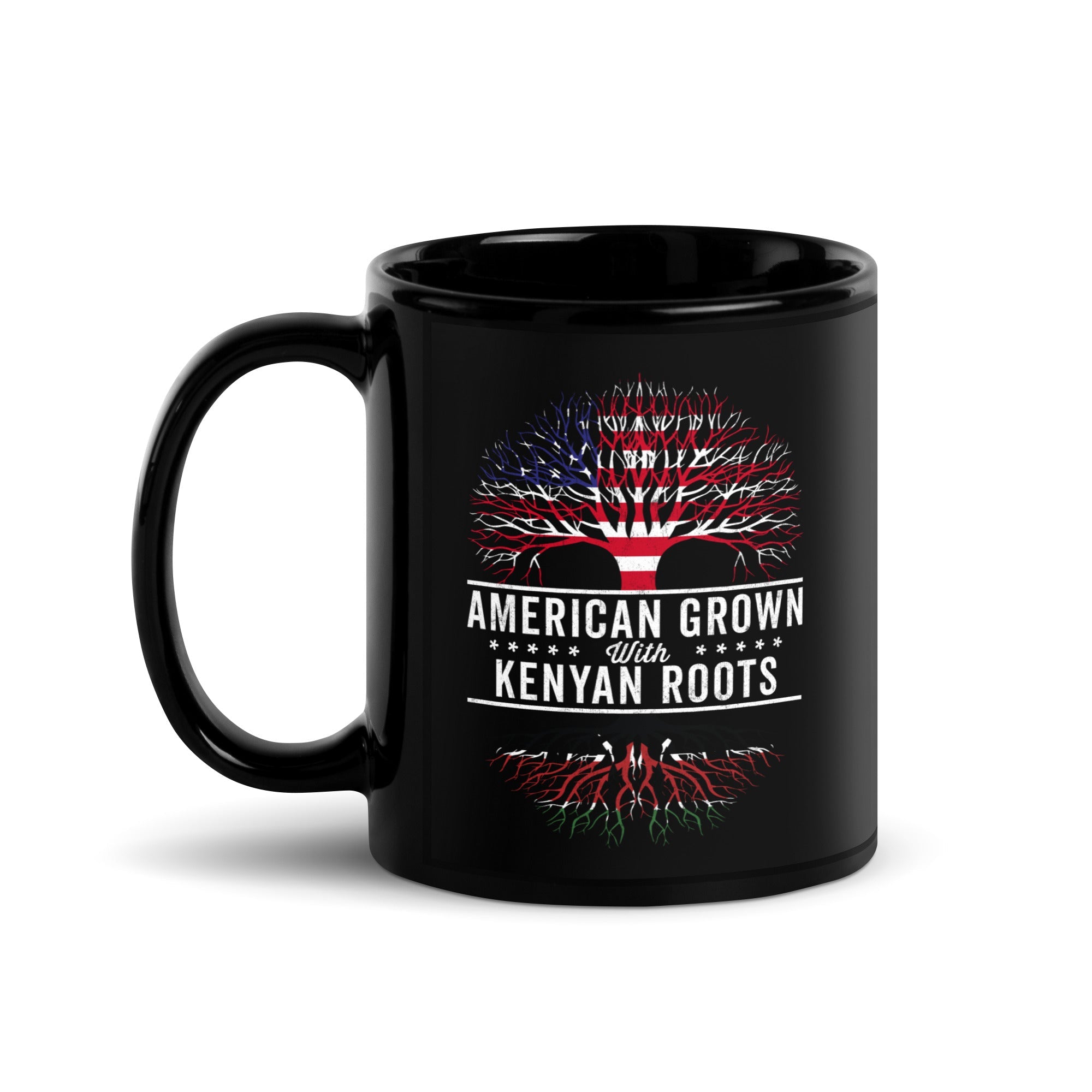 American Grown Kenyan Roots Flag Mug