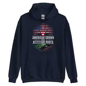 American Grown Kittitian Roots Flag Hoodie