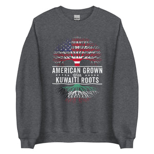 American Grown Kuwaiti Roots Flag Sweatshirt