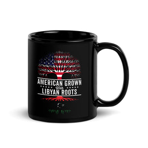 American Grown Libyan Roots Flag Mug