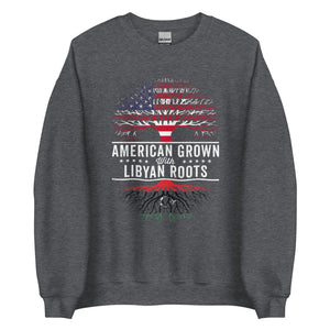 American Grown Libyan Roots Flag Sweatshirt