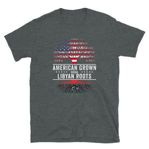 American Grown Libyan Roots Flag T-Shirt