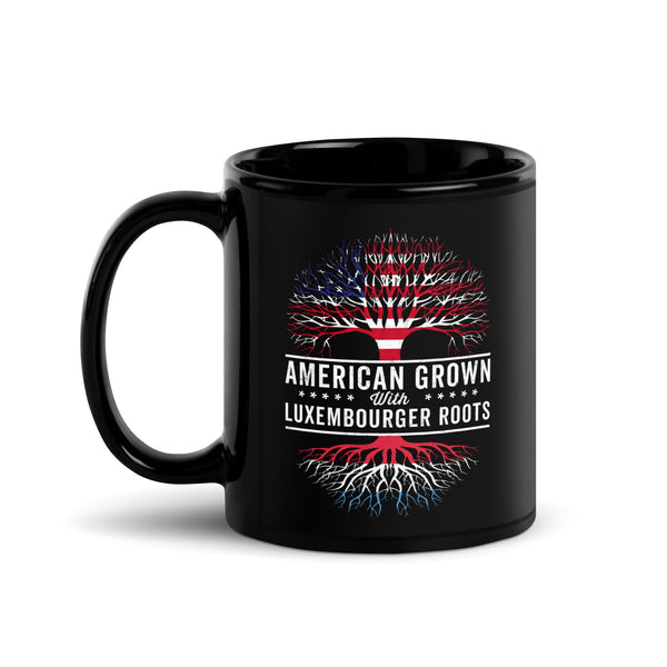 American Grown Luxembourger Roots Flag Mug