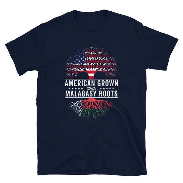 American Grown Malagasy Roots Flag T-Shirt