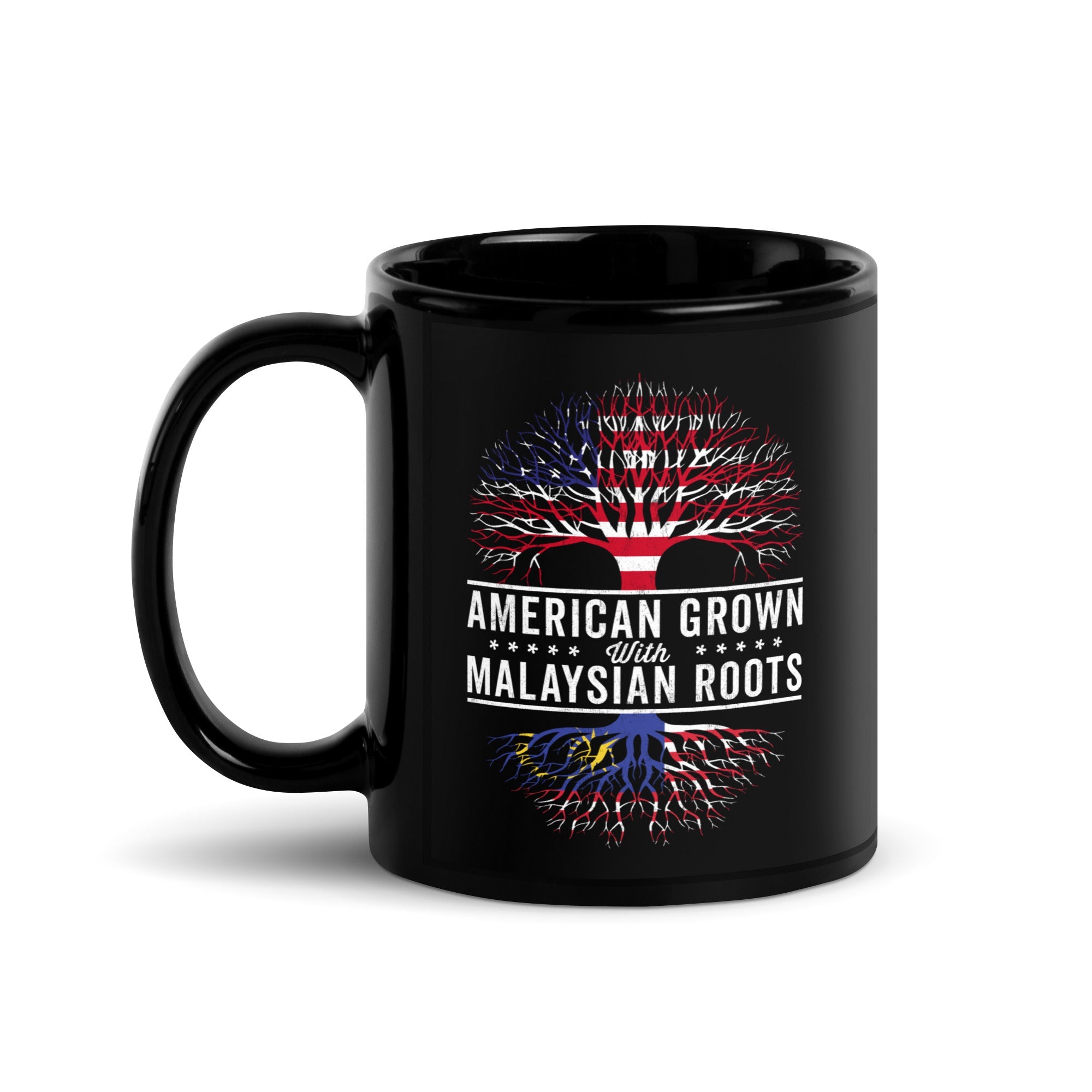 American Grown Malaysian Roots Flag Mug