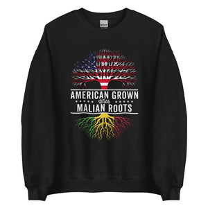 American Grown Malian Roots Flag Sweatshirt