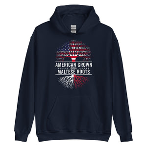 American Grown Maltese Roots Flag Hoodie