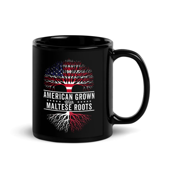 American Grown Maltese Roots Flag Mug