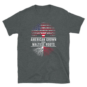 American Grown Maltese Roots Flag T-Shirt