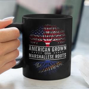 American Grown Marshallese Roots Flag Mug