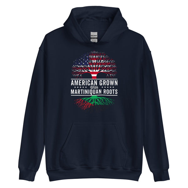 American Grown Martiniquan Roots Flag Hoodie