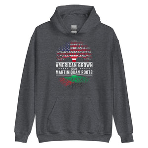 American Grown Martiniquan Roots Flag Hoodie