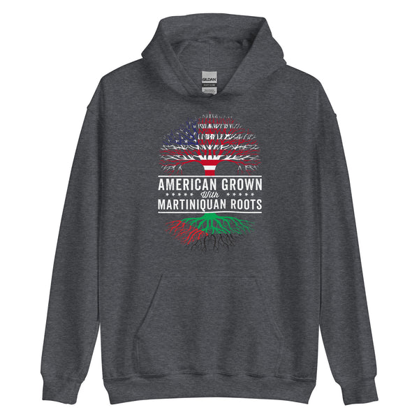 American Grown Martiniquan Roots Flag Hoodie