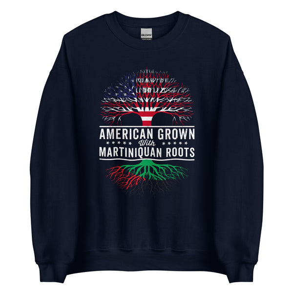 American Grown Martiniquan Roots Flag Sweatshirt
