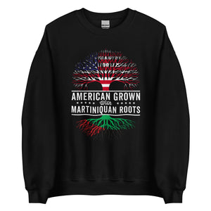 American Grown Martiniquan Roots Flag Sweatshirt