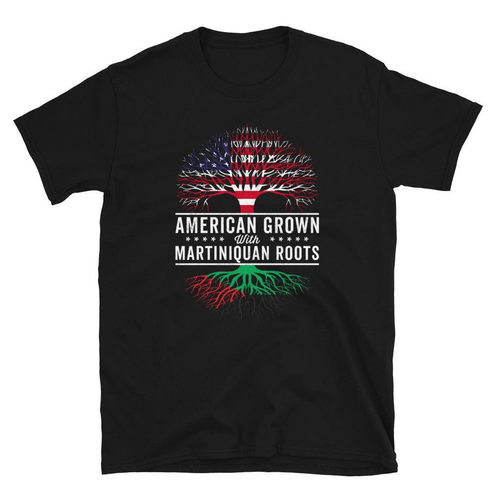 American Grown Martiniquan Roots Flag T-Shirt
