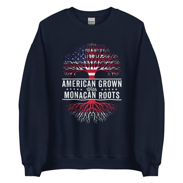 American Grown Monacan Roots Flag Sweatshirt