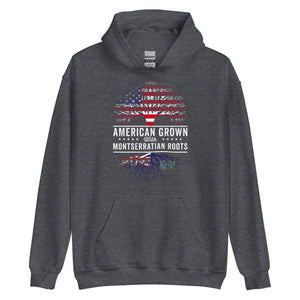 American Grown Montserratian Roots Flag Hoodie