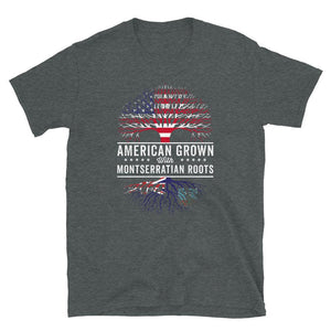 American Grown Montserratian Roots Flag T-Shirt