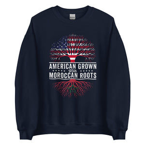 American Grown Moroccan Roots Flag Sweatshirt