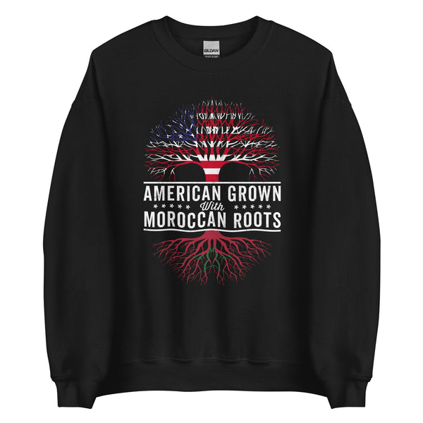 American Grown Moroccan Roots Flag Sweatshirt