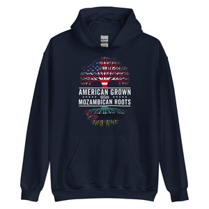 American Grown Mozambican Roots Flag Hoodie