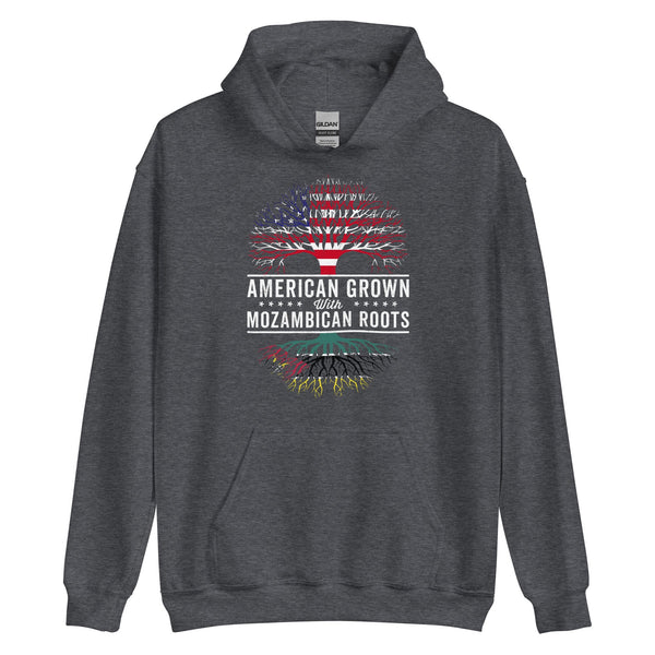 American Grown Mozambican Roots Flag Hoodie