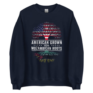 American Grown Mozambican Roots Flag Sweatshirt