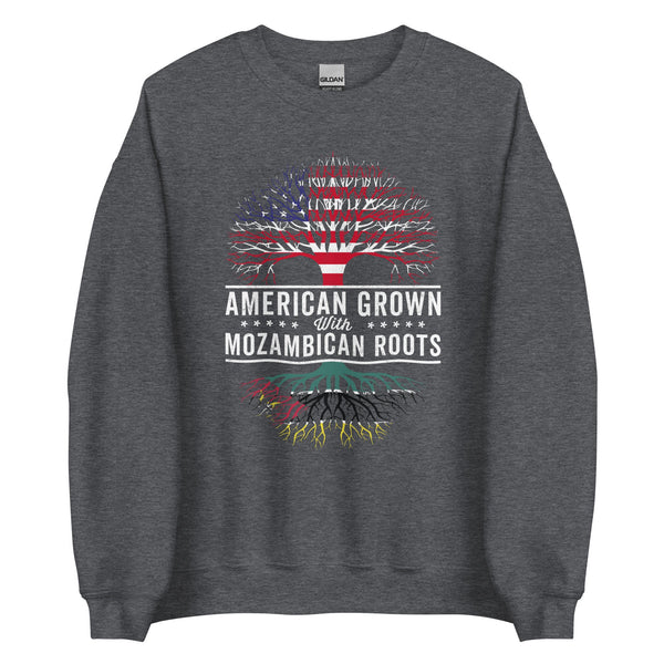 American Grown Mozambican Roots Flag Sweatshirt