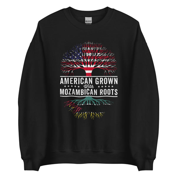 American Grown Mozambican Roots Flag Sweatshirt