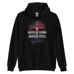 American Grown Nauruan Roots Flag Hoodie