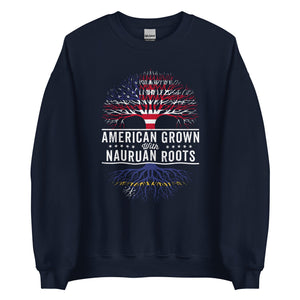 American Grown Nauruan Roots Flag Sweatshirt