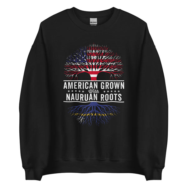 American Grown Nauruan Roots Flag Sweatshirt