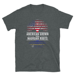 American Grown Nauruan Roots Flag T-Shirt