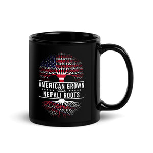 American Grown Nepali Roots Flag Mug