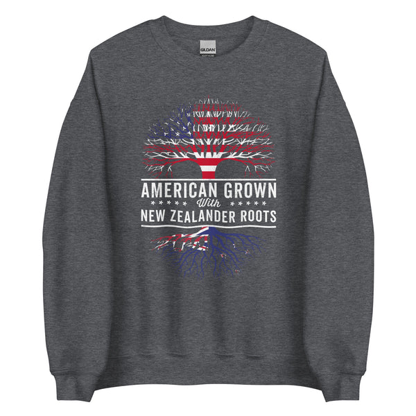 American Grown New Zealander Roots Flag Sweatshirt