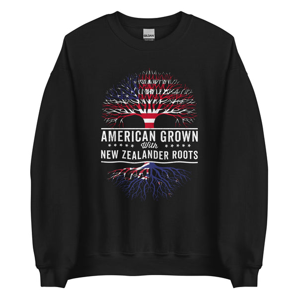 American Grown New Zealander Roots Flag Sweatshirt