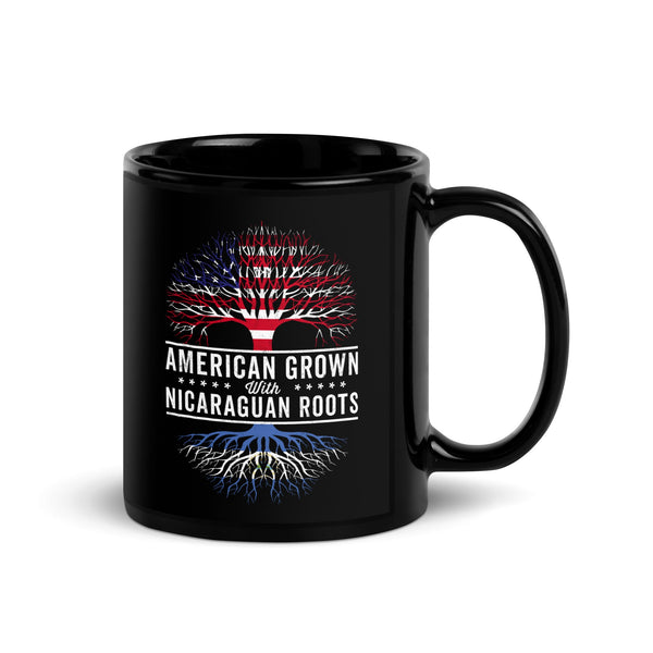 American Grown Nicaraguan Roots Flag Mug