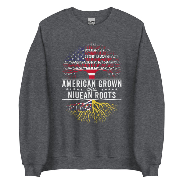 American Grown Niuean Roots Flag Sweatshirt