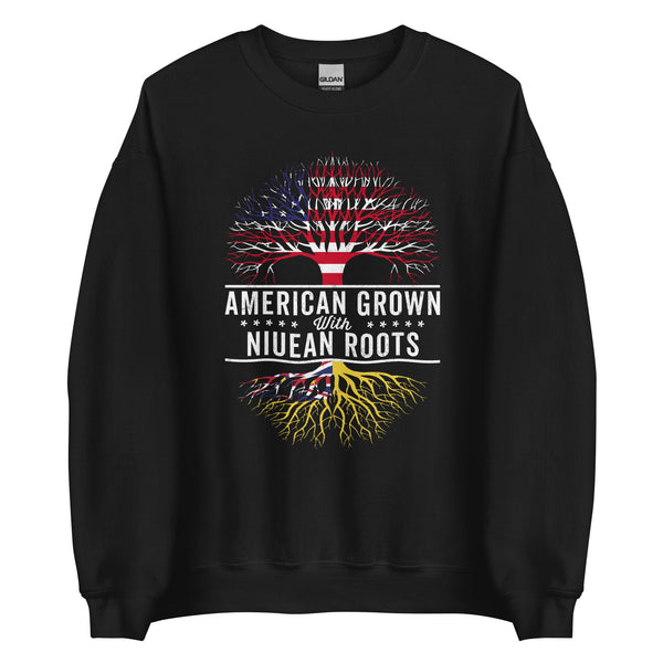 American Grown Niuean Roots Flag Sweatshirt