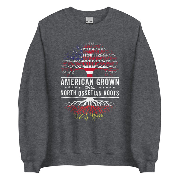 American Grown North Ossetian Roots Flag Sweatshirt